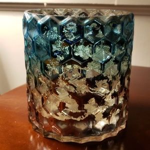 Candle holder with Honeycomb pattern